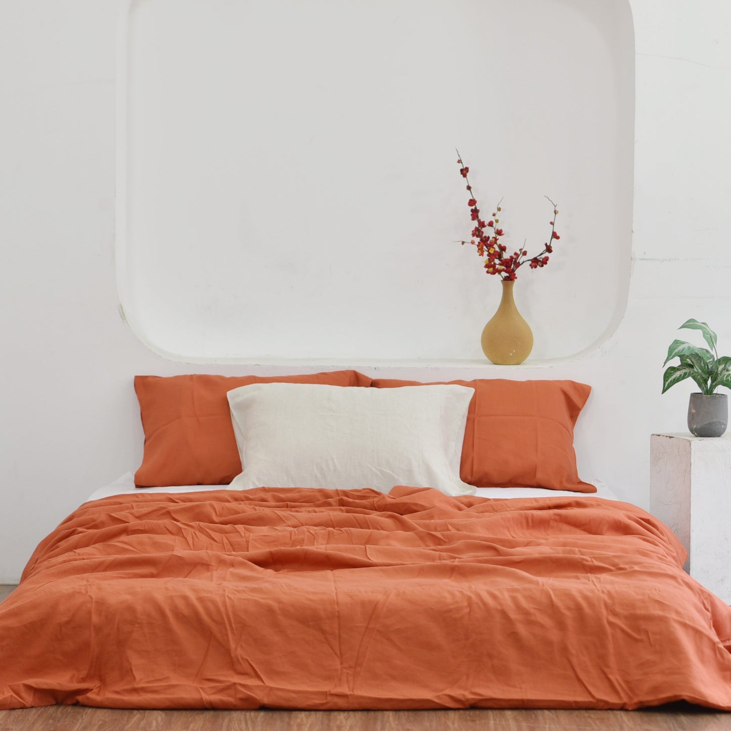 Squash Bamboo Linen Bedding Sets