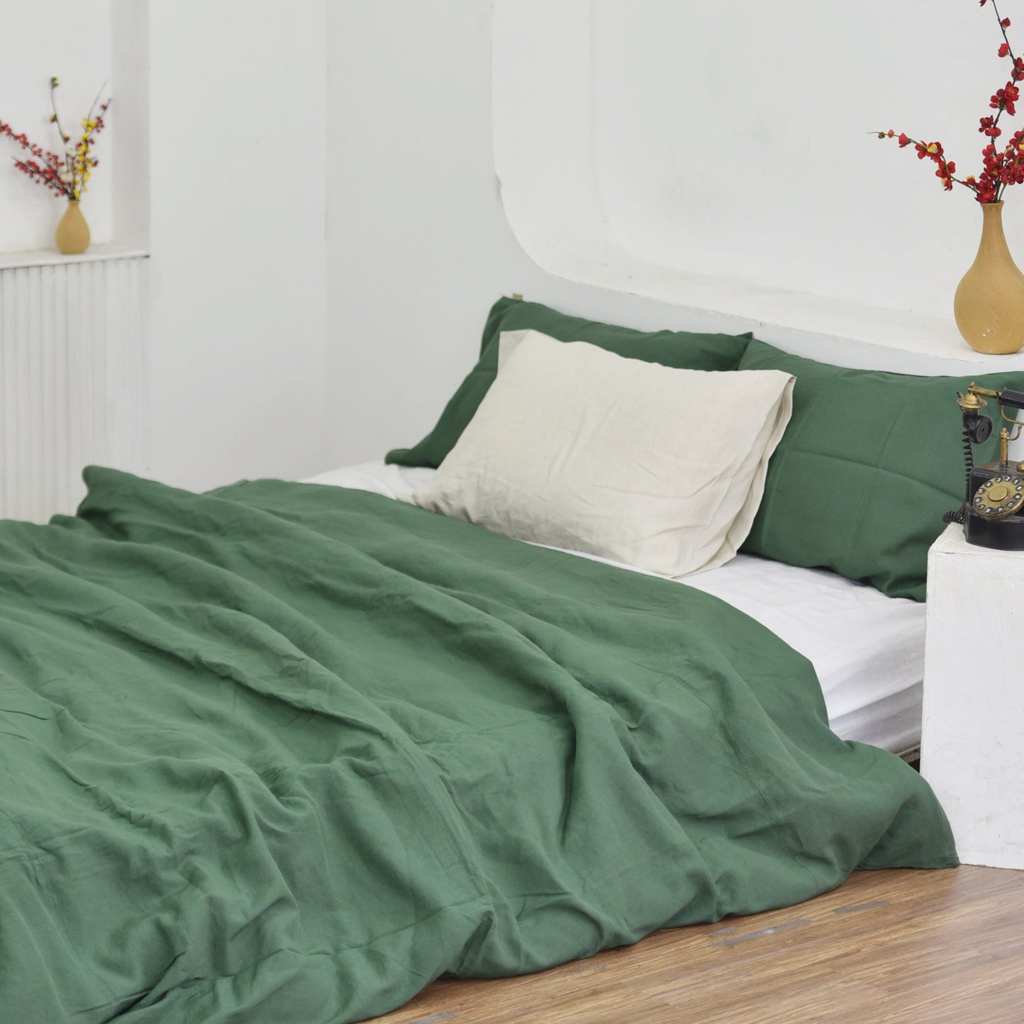 Pine Bamboo Linen Bedding Sets