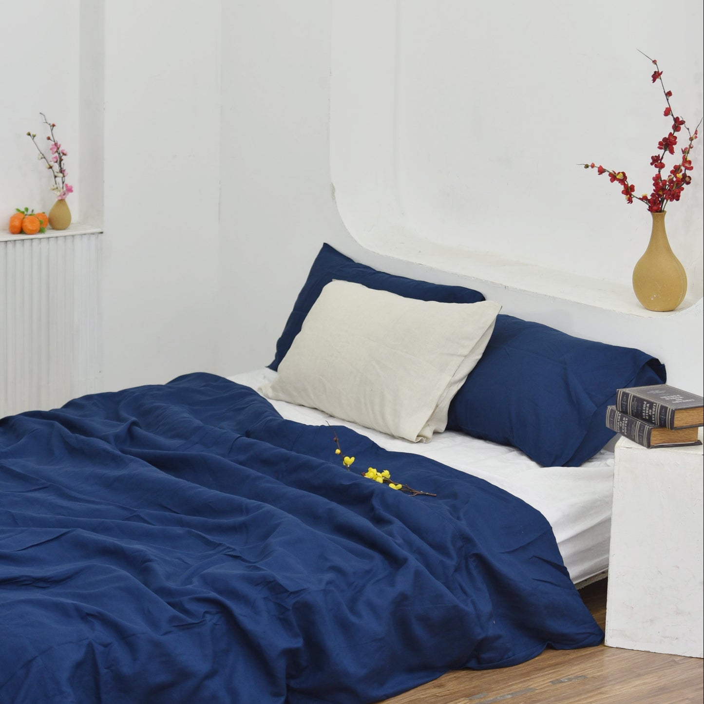 Berry Bamboo Linen Bedding Sets