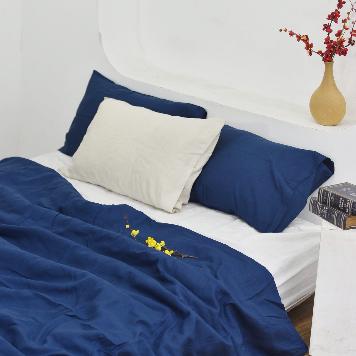 Berry Bamboo Linen Bedding Sets