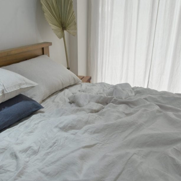 Rice Bamboo Linen Bedding Sets