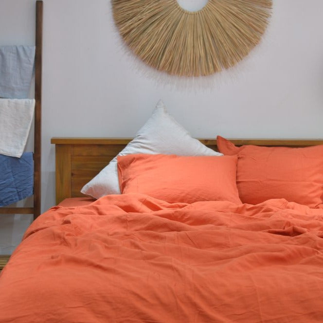 Squash Bamboo Linen Bedding Sets