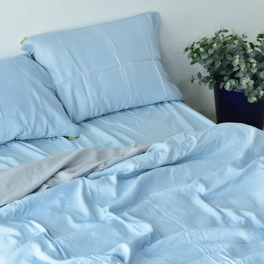 Pale Bamboo Linen Pillowcases 05