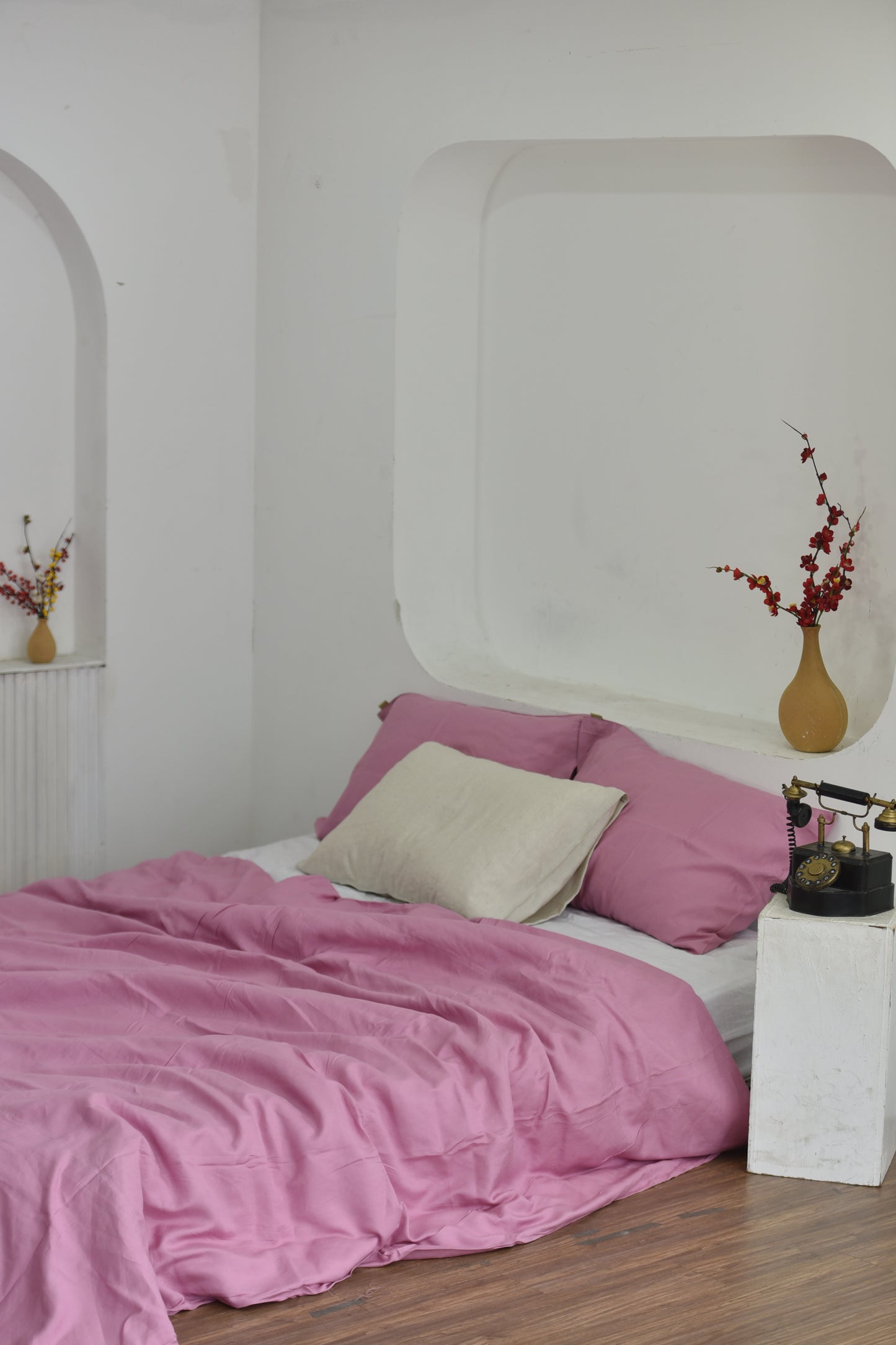 Bamboo Linen Duvet Cover - Taffy