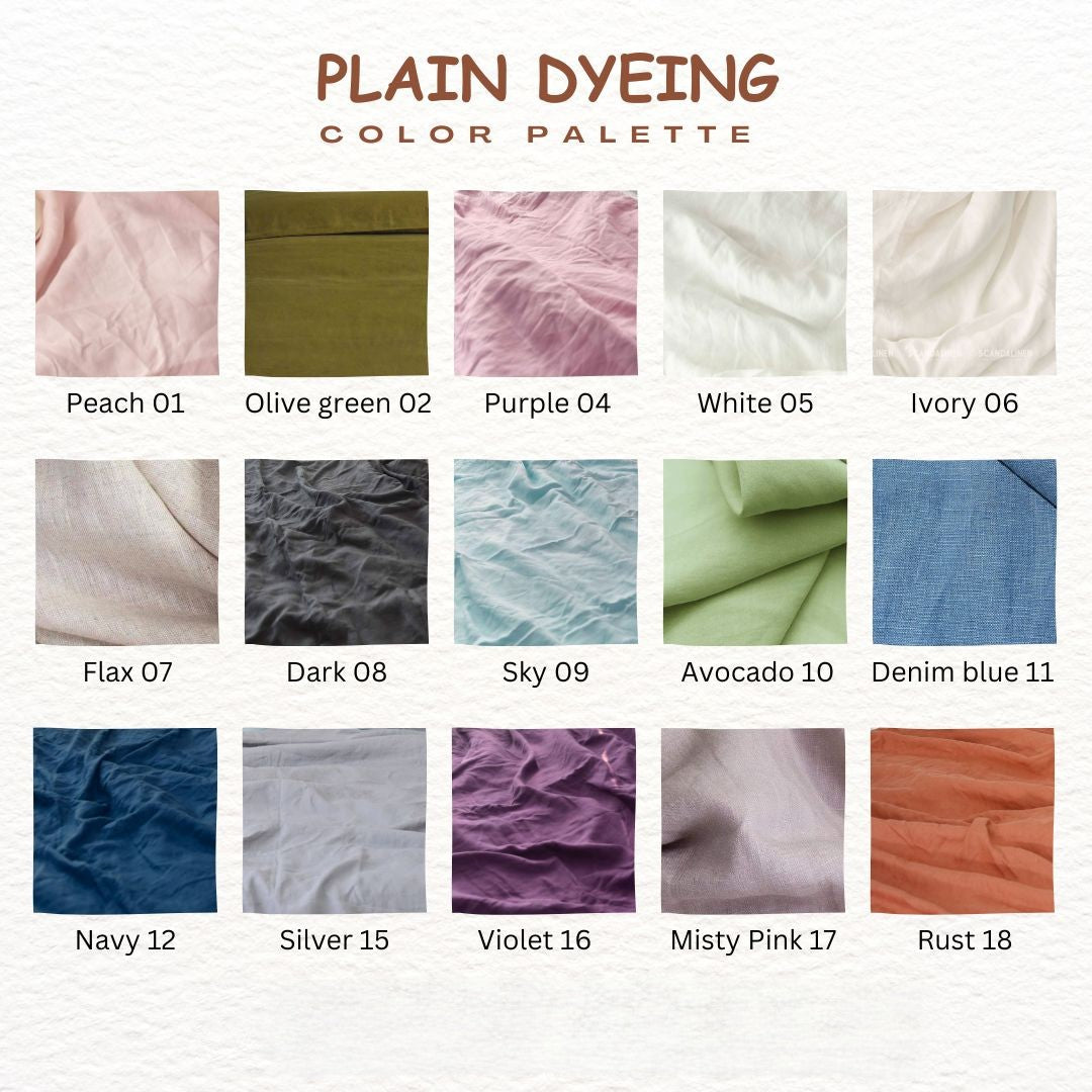 Striped Black French Linen Fitted Sheet Set - Yarn-Dyed with 2 Pillowcases