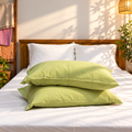 Cantaloupe Bamboo Linen Pillowcases