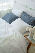 Grey Bamboo Linen Pillowcase — 70% Bamboo 30% Linen