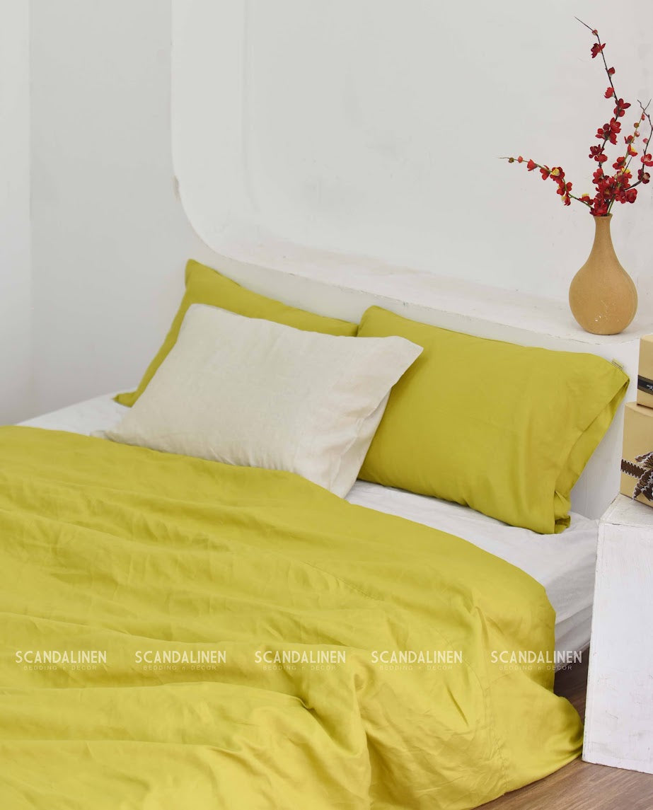 Pineapple Bamboo Linen Pillowcases