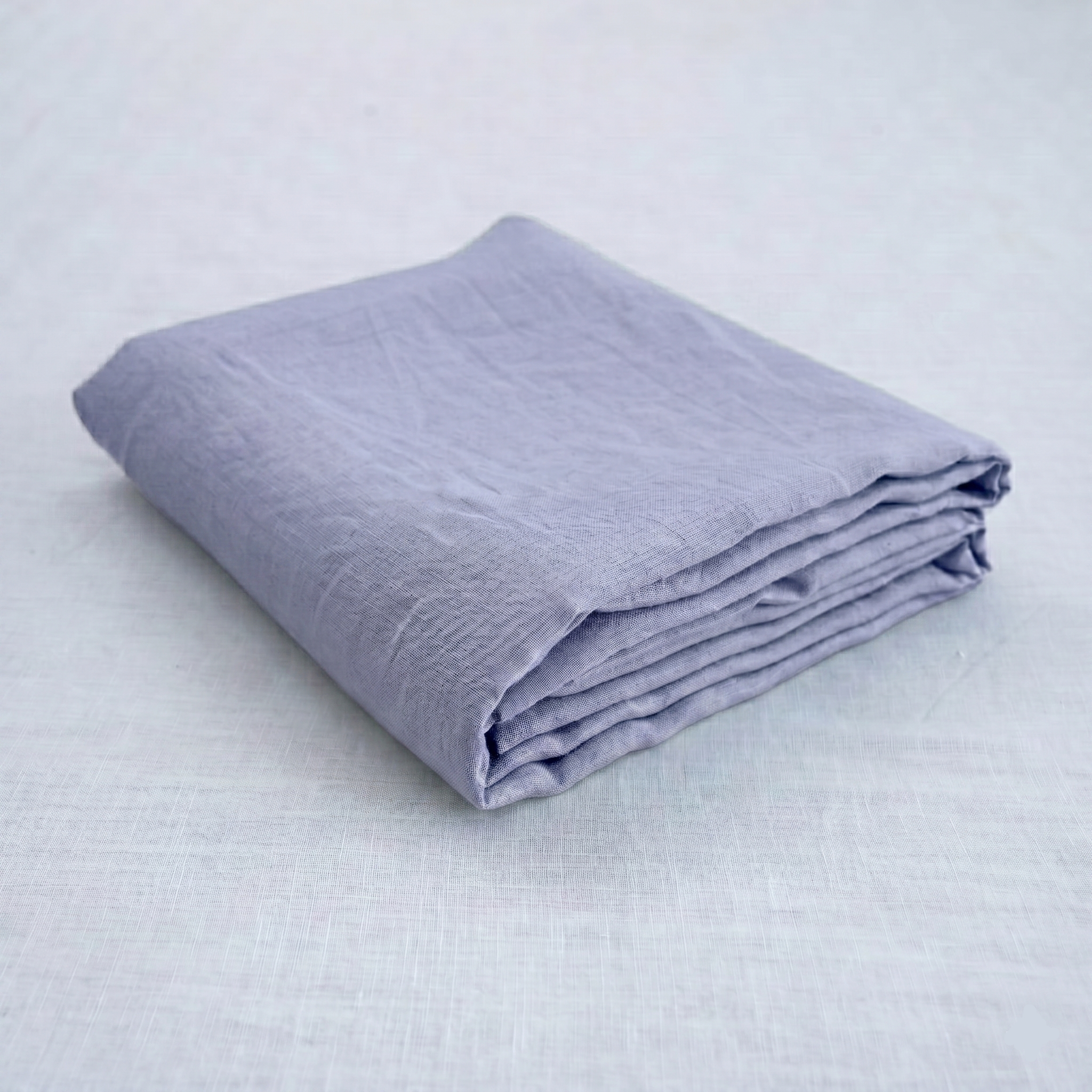 Steel French Linen Top Sheet | 100% Linen Flat Sheet