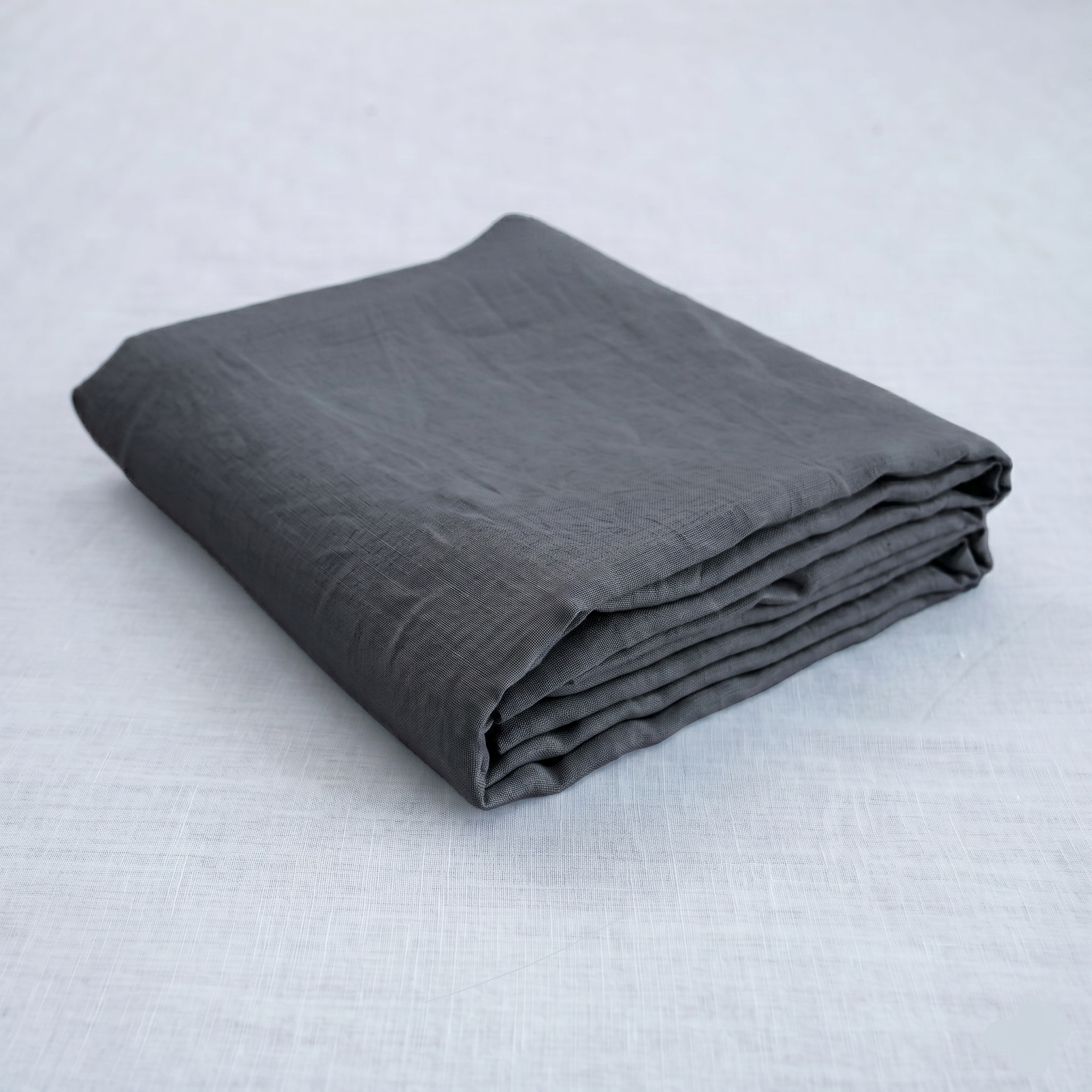 Dark French Linen Top Sheet | 100% Linen Flat Sheet