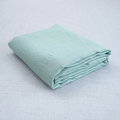 Mint French Linen Top Sheet | 100% Linen Flat Sheet