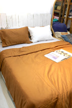 Light Bronze Linen Bedding Sets 4 pieces