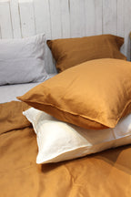 Light Bronze Linen Bedding Sets 4 pieces