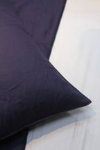 Deep Navy Bamboo Linen Bedding Sets 4 pieces