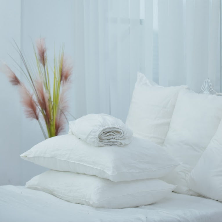 White French Linen Duvet Cover | Plain Dyed