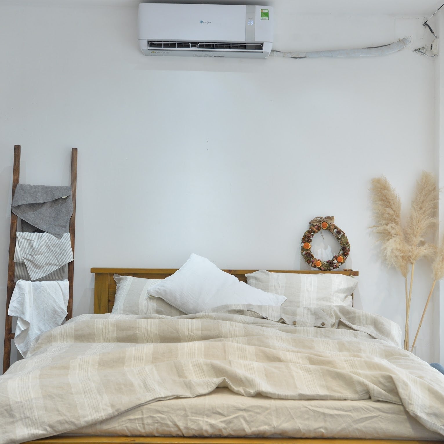 Big Striped French Linen Duvet Cover - Yarn Dyeing 61