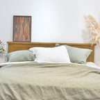 Asparagus French Linen Duvet Cover - Asparagus 45