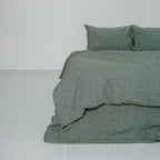 Asparagus French Linen Duvet Cover - Asparagus 45