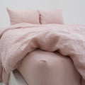 Dusty Pink French Linen Duvet Cover