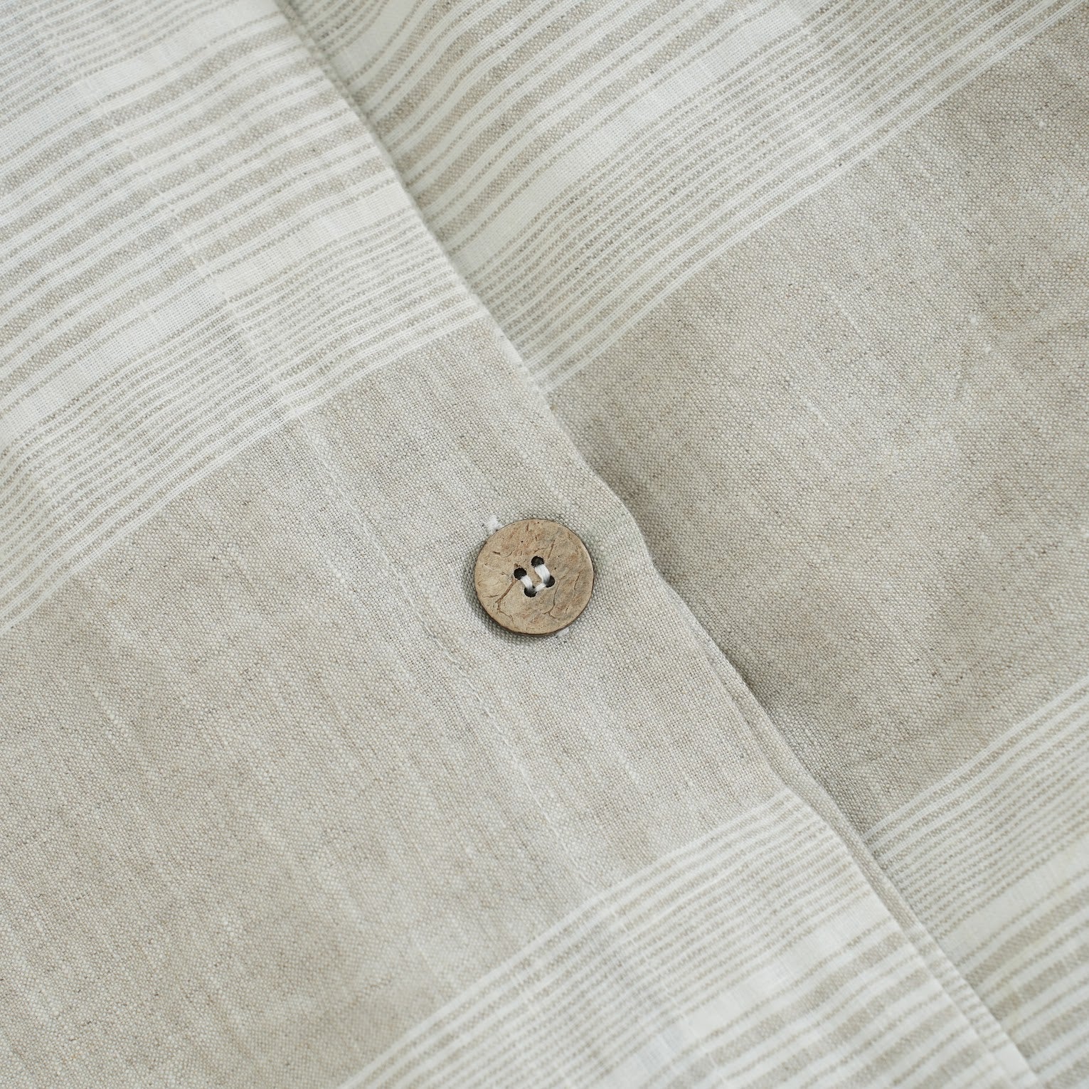 Big Striped French Linen Duvet Cover - Yarn Dyeing 61