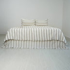 Flax Striped French Linen Duvet Cover - Yarn Dyeing 57