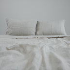 Flax French Linen Duvet Cover - Flax 07