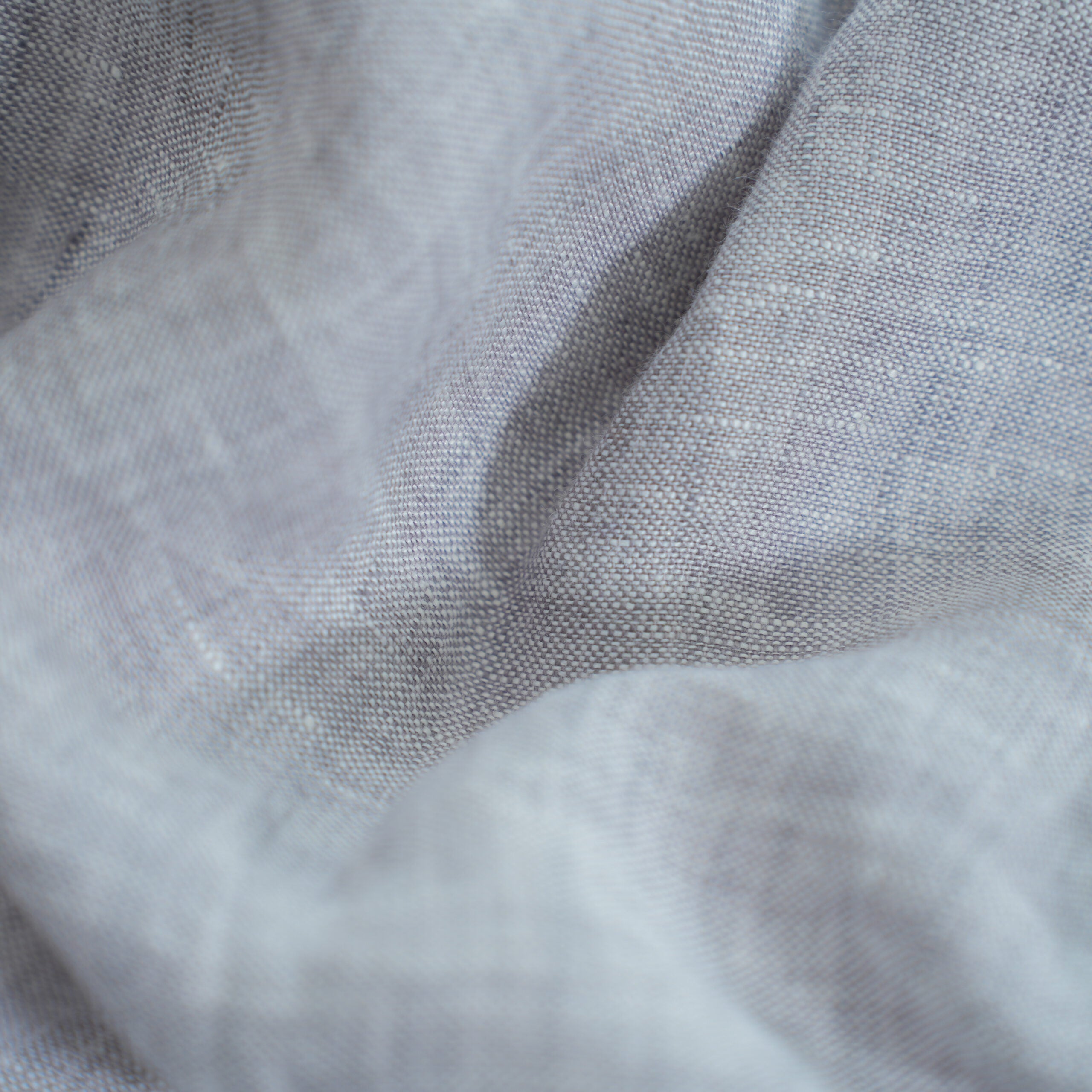 Gray French Linen Fitted Sheet Set - Yarn-Dyed with 2 Pillowcases
