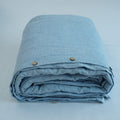 Blue French Linen Duvet Cover - Yarn Dyeing 42