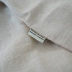 Flax French Linen Duvet Cover - Flax 07