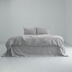 Coffee Striped French Linen Pillowcase - Yarn Dyeing 51