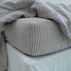 Striped French Linen Duvet Cover - Yarn Dyeing 49