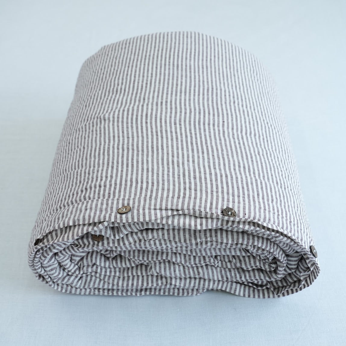 Striped French Linen Duvet Cover - Yarn Dyeing 49