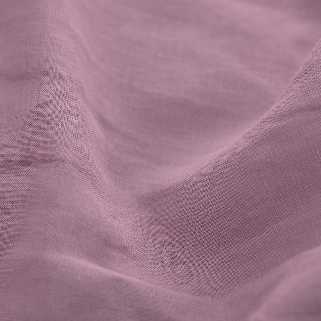 Purple French Linen Duvet Cover - Plain Dyeing 04