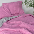 Taffy Pink Bamboo Linen Fitted Sheet