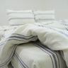 Ivory Navy Striped