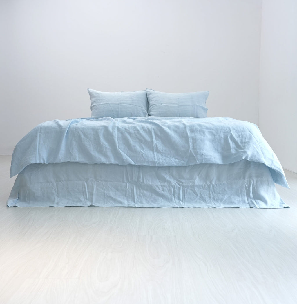 Sky French Linen Pillowcase