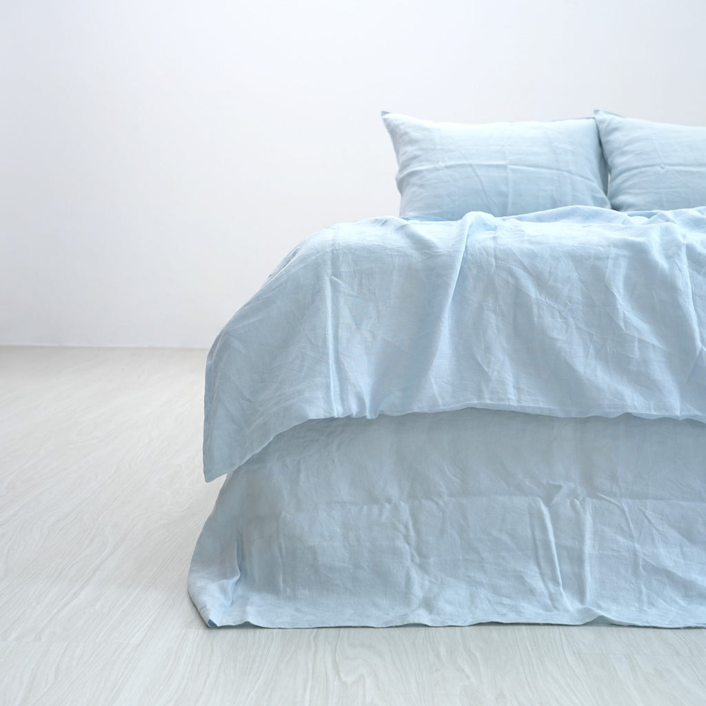 Sky French Linen Pillowcase