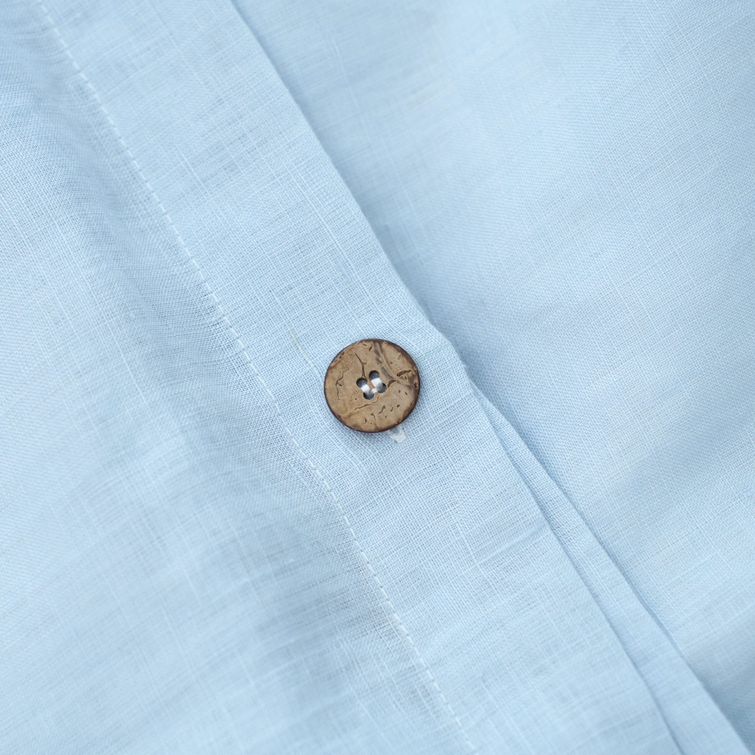 Sky French Linen Pillowcase