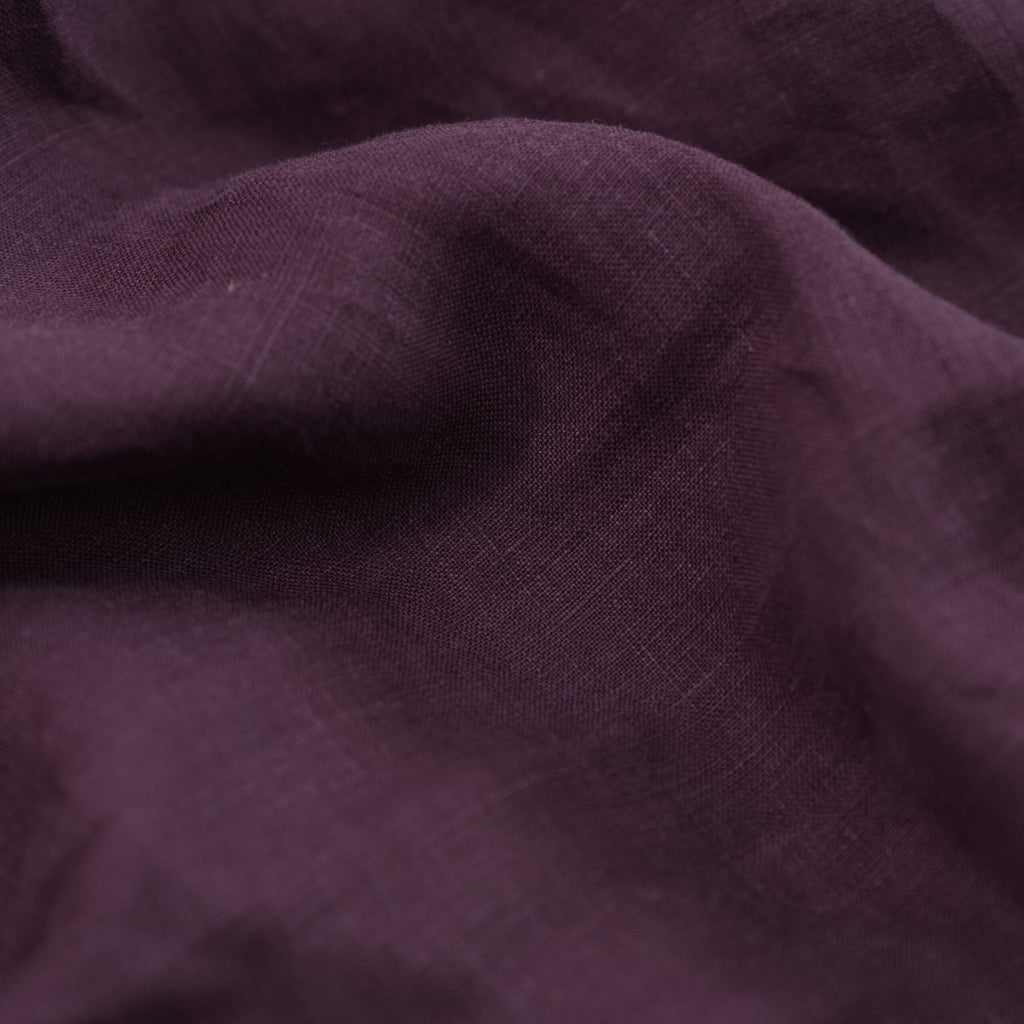 Violet Purple French Linen Fitted Sheet | Handmade