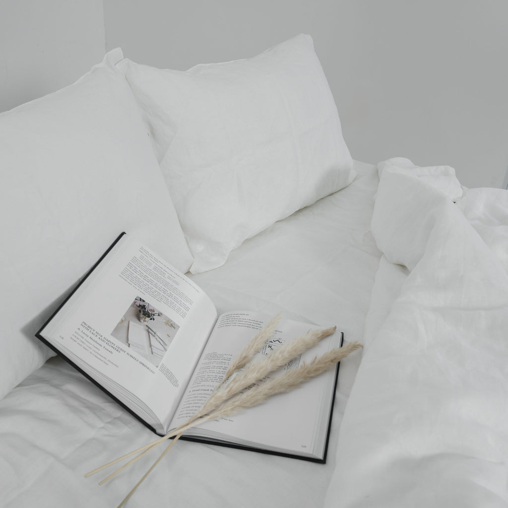 White French Linen Flat Sheet | 100% Linen Flat Sheet