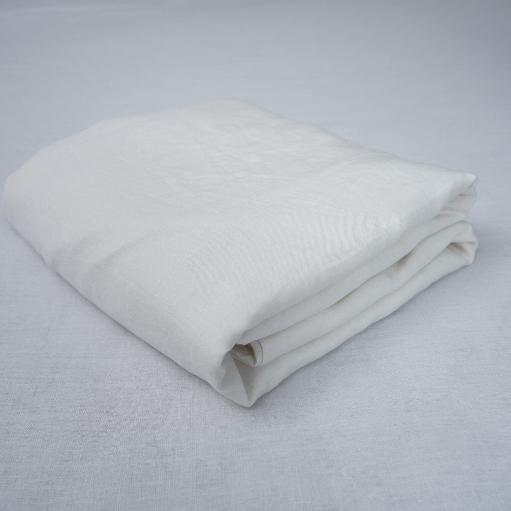 White French Linen Flat Sheet | 100% Linen Flat Sheet