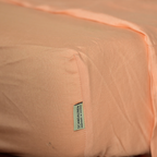 Bamboo Linen Duvet Cover - Cantaloupe