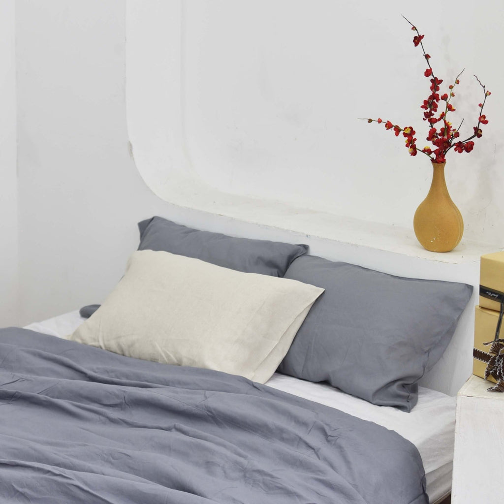 Denim Bamboo Linen Bedding Sets