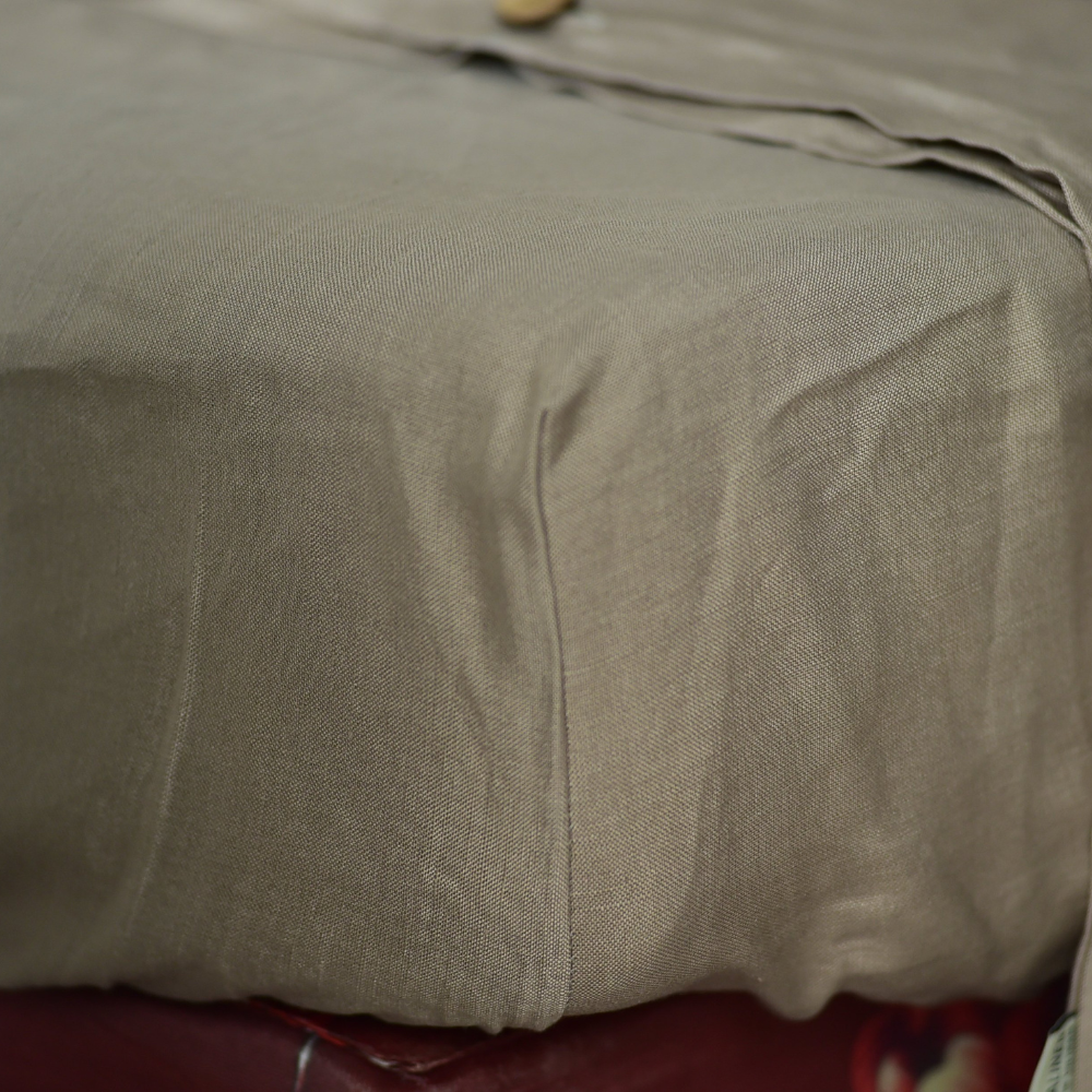 Bamboo Linen Duvet Cover - Sand