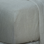 Bamboo Linen Duvet Cover - Smoke