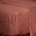 Brick Bamboo Linen Bedding Sets