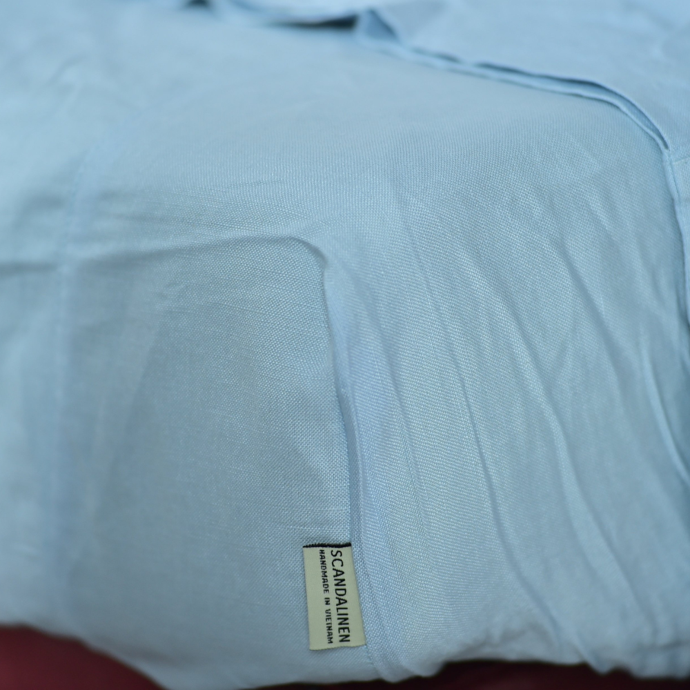 Bamboo Linen Duvet Cover - Pale