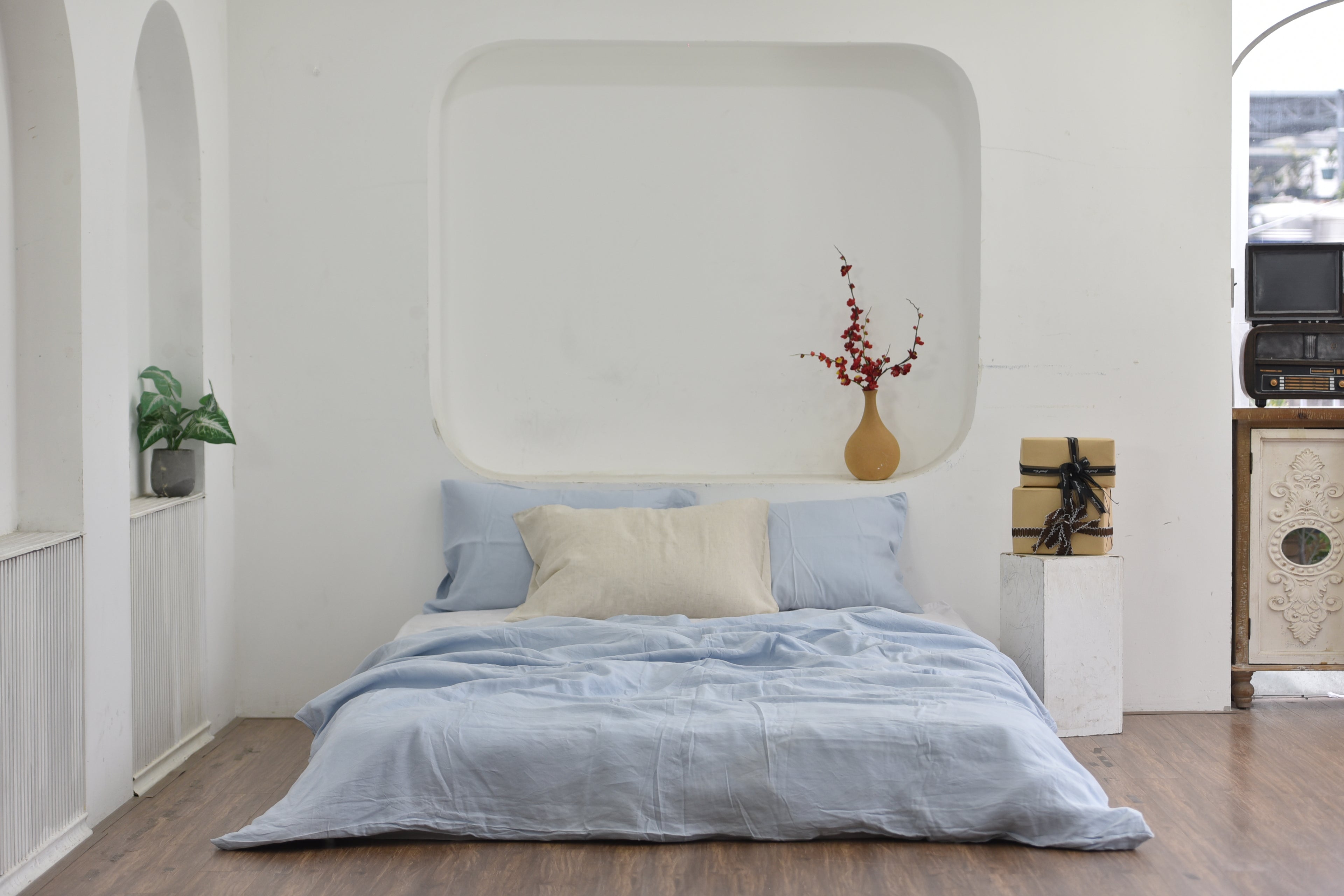 Baby Bamboo Linen Duvet Cover