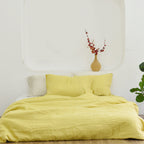 Lemon Bamboo Linen Bedding Sets