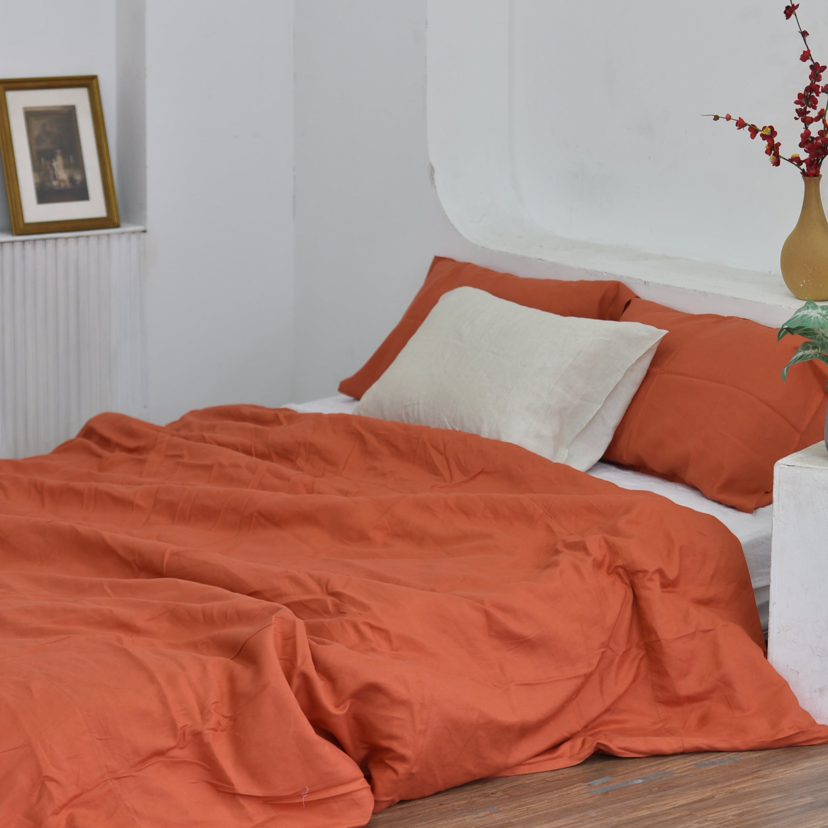 Squash Bamboo Linen Bedding Sets